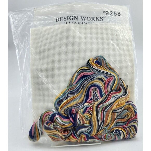 NEW x2 Cross Stitch Kits Design Works #9277 Home Sunset #13050 Window Cats - Picture 5 of 5